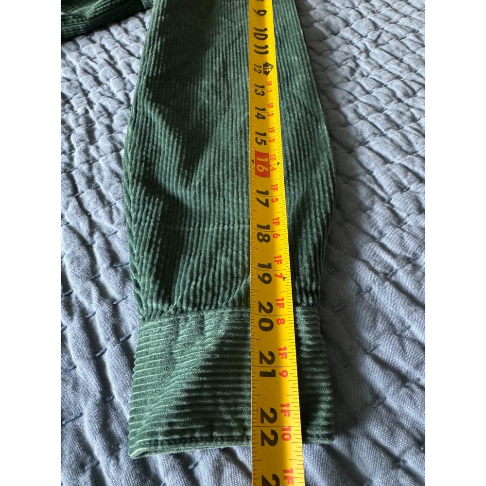 NWT Crewcuts Wide-Wale Corduroy Shirt-Jacket Boys 14 100% Cotton Deep Forest - Picture 9 of 9